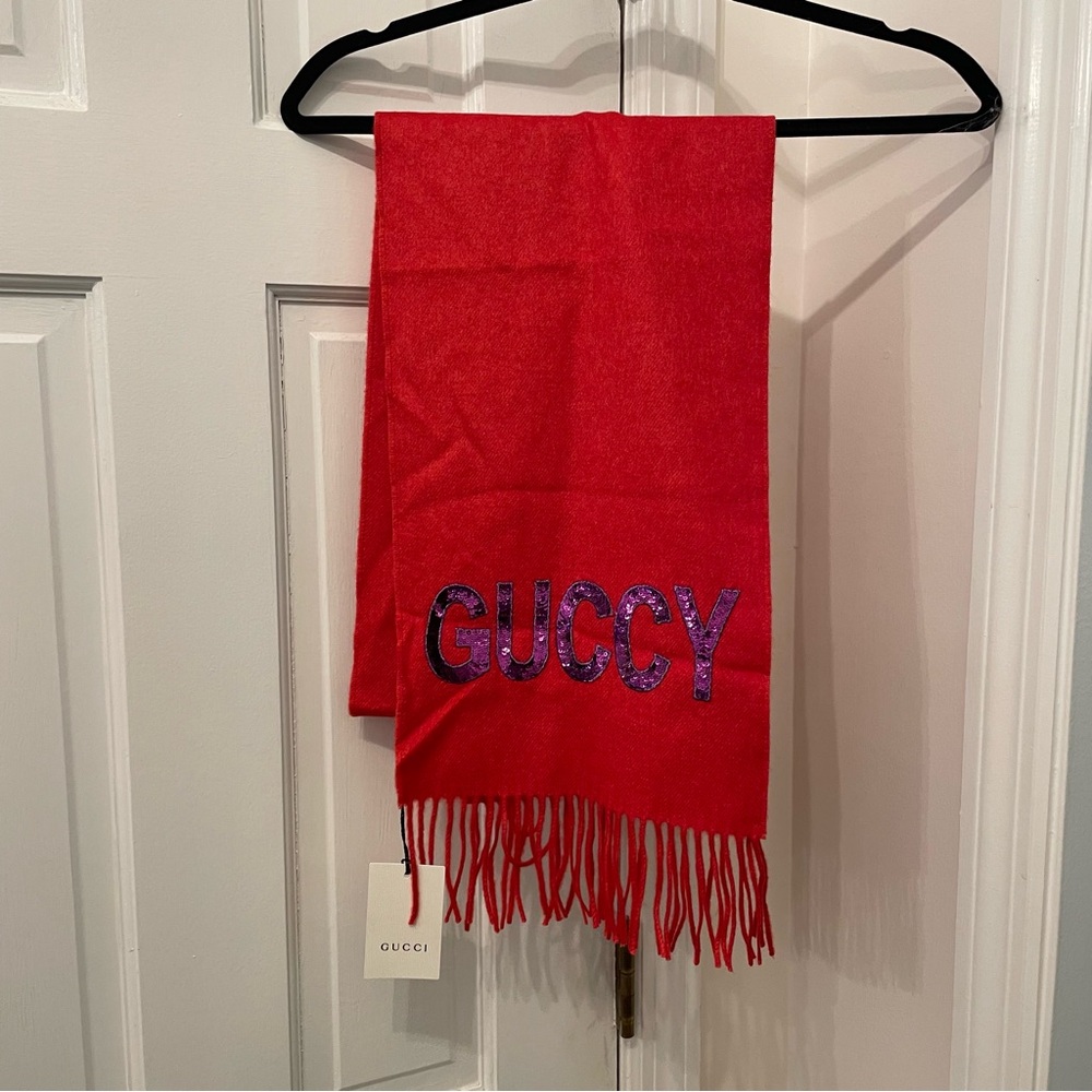 NWT Gucci Sequin Scarf